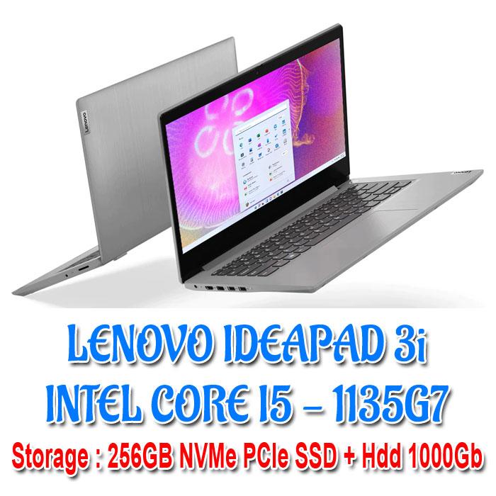 Belanja Lenovo Ideapad 3i Intel Core I5 - 1135g7 Ssd 256gb + Hdd